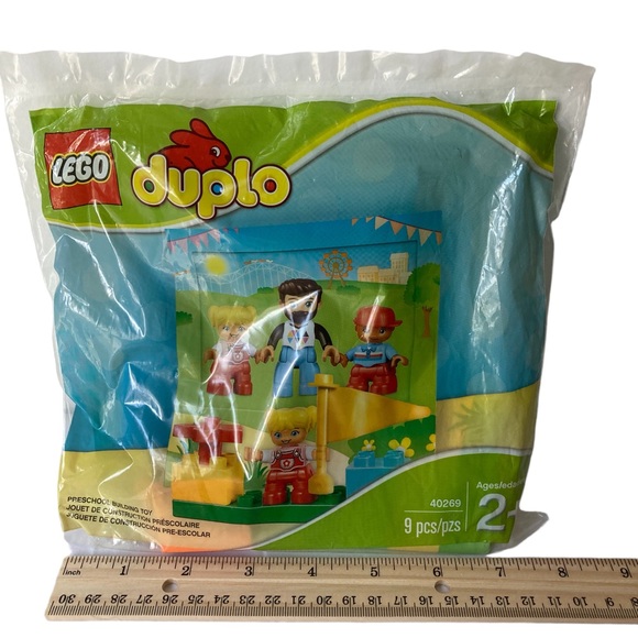 Lego Duplo Preschool Building Toy Photo Frame Holder 9 pieces 40269 NEW. - Picture 5 of 6